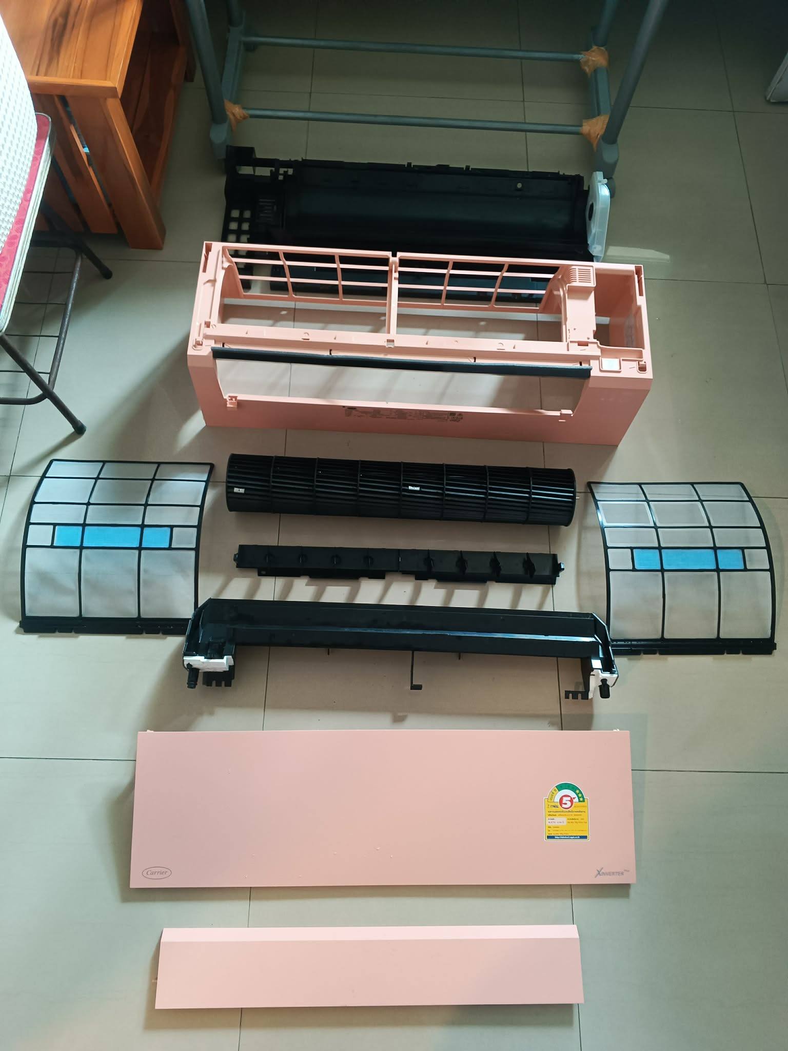 ผลงานล้างแอร์ 4